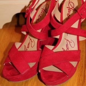American Rag Red Wedges